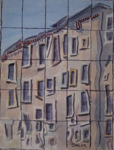 San Diego Reflections
Watercolor 16 3/4 / 12